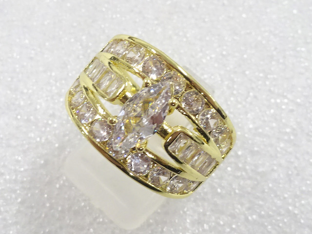 CRYSTAL FASHION RING / JP SIZE 20.5